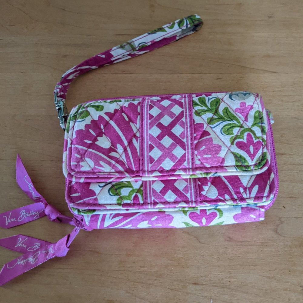 Vera Bradley Pink Wristlet